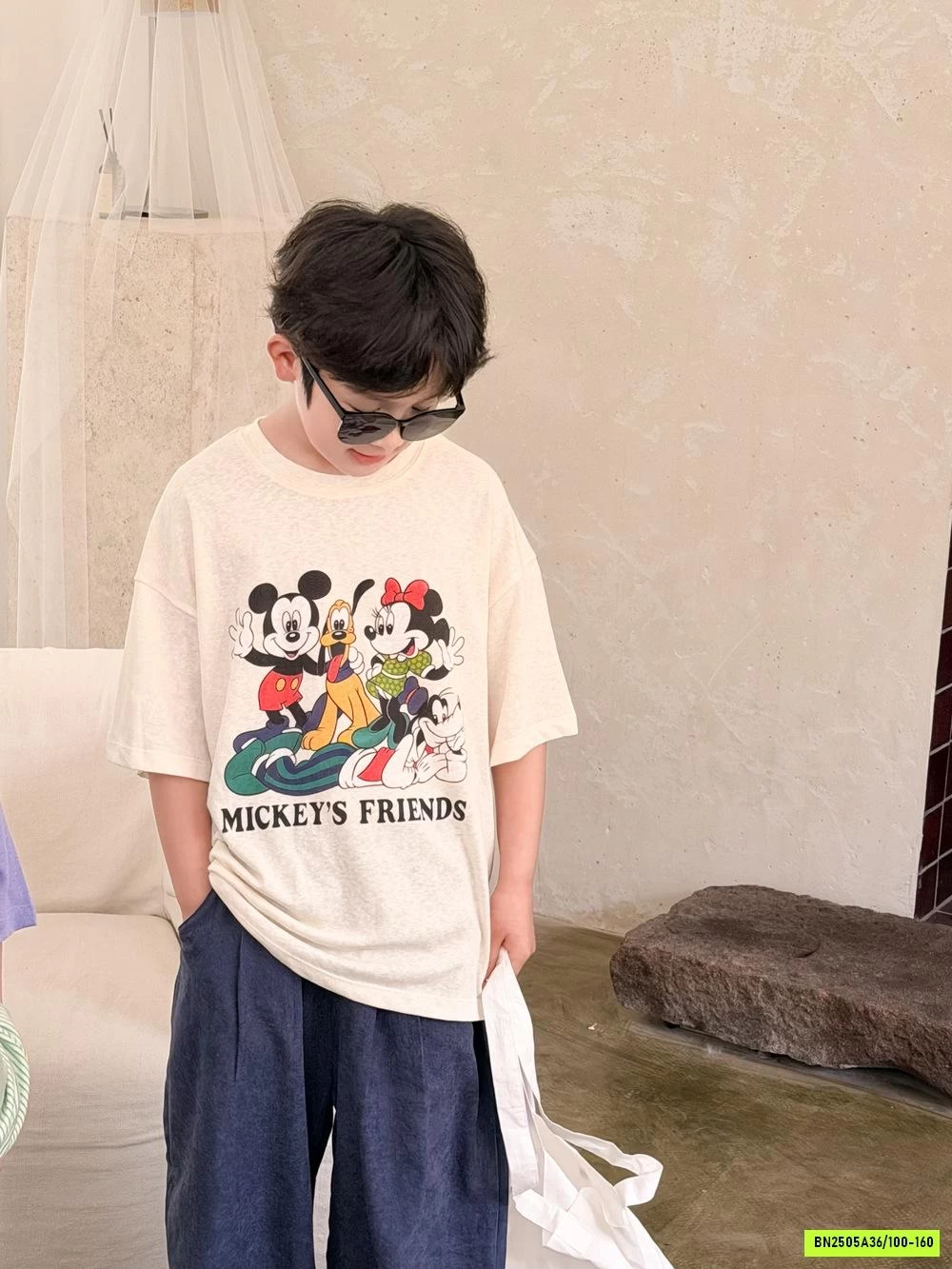 ÁO THUN GIẤY MICKEY KUMAI