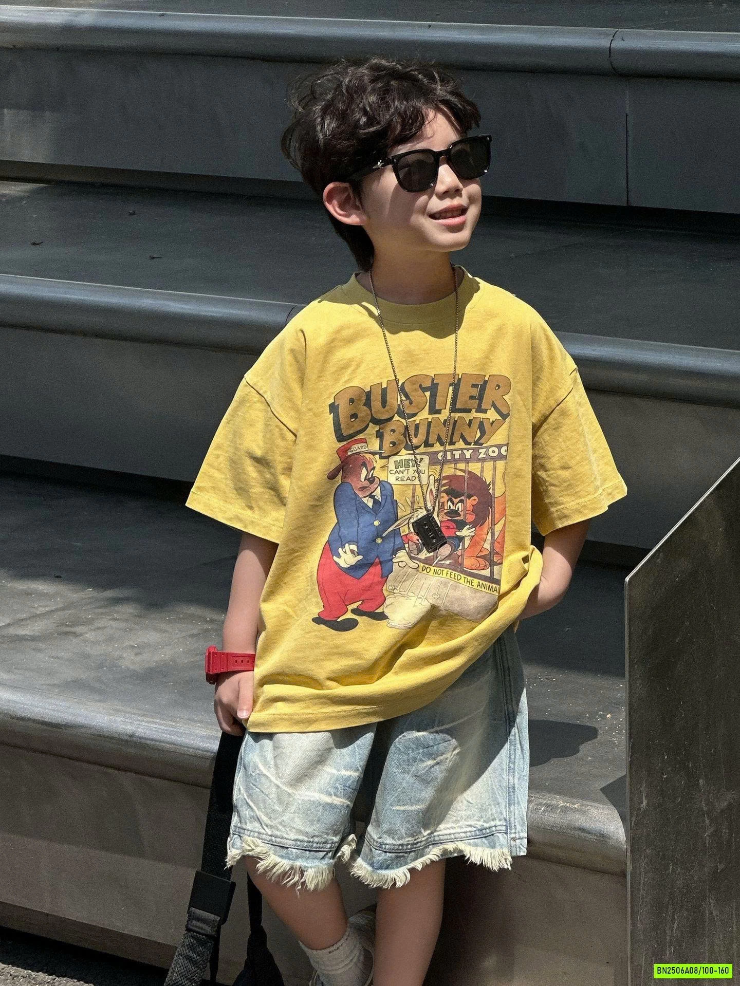 ÁO THUN VÀNG IN GẤU