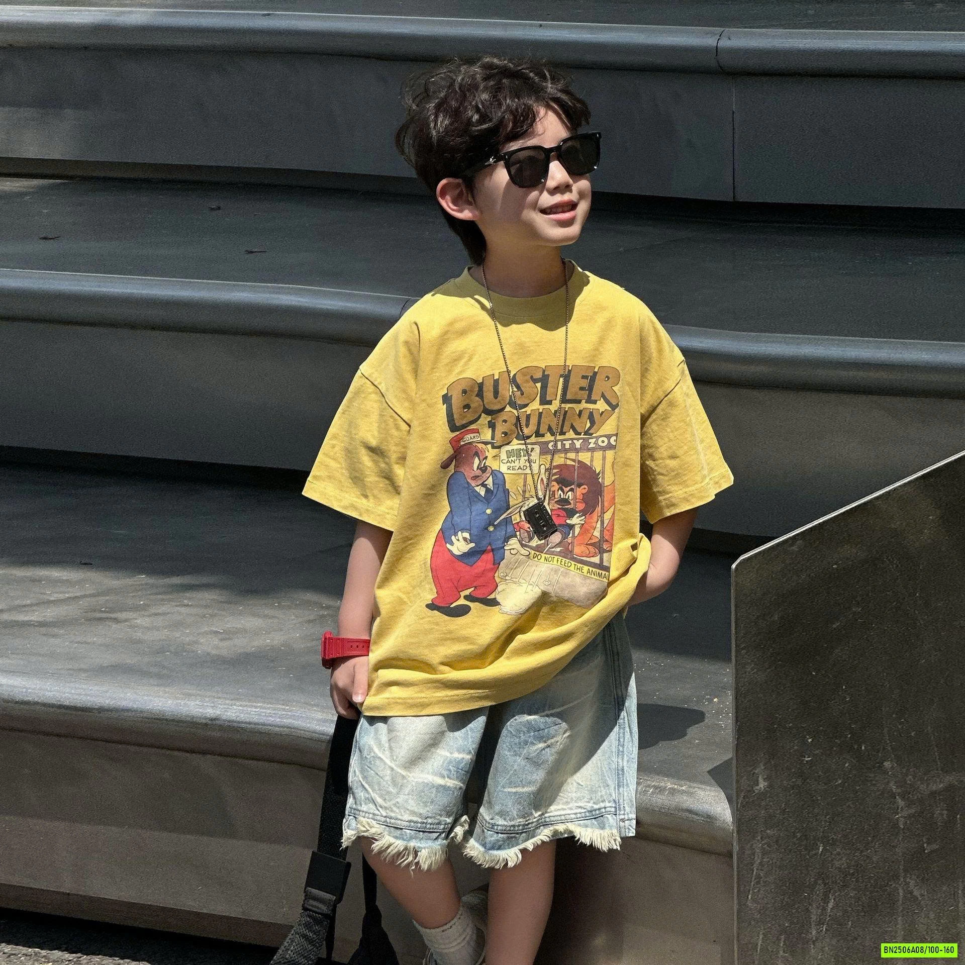 ÁO THUN VÀNG IN GẤU