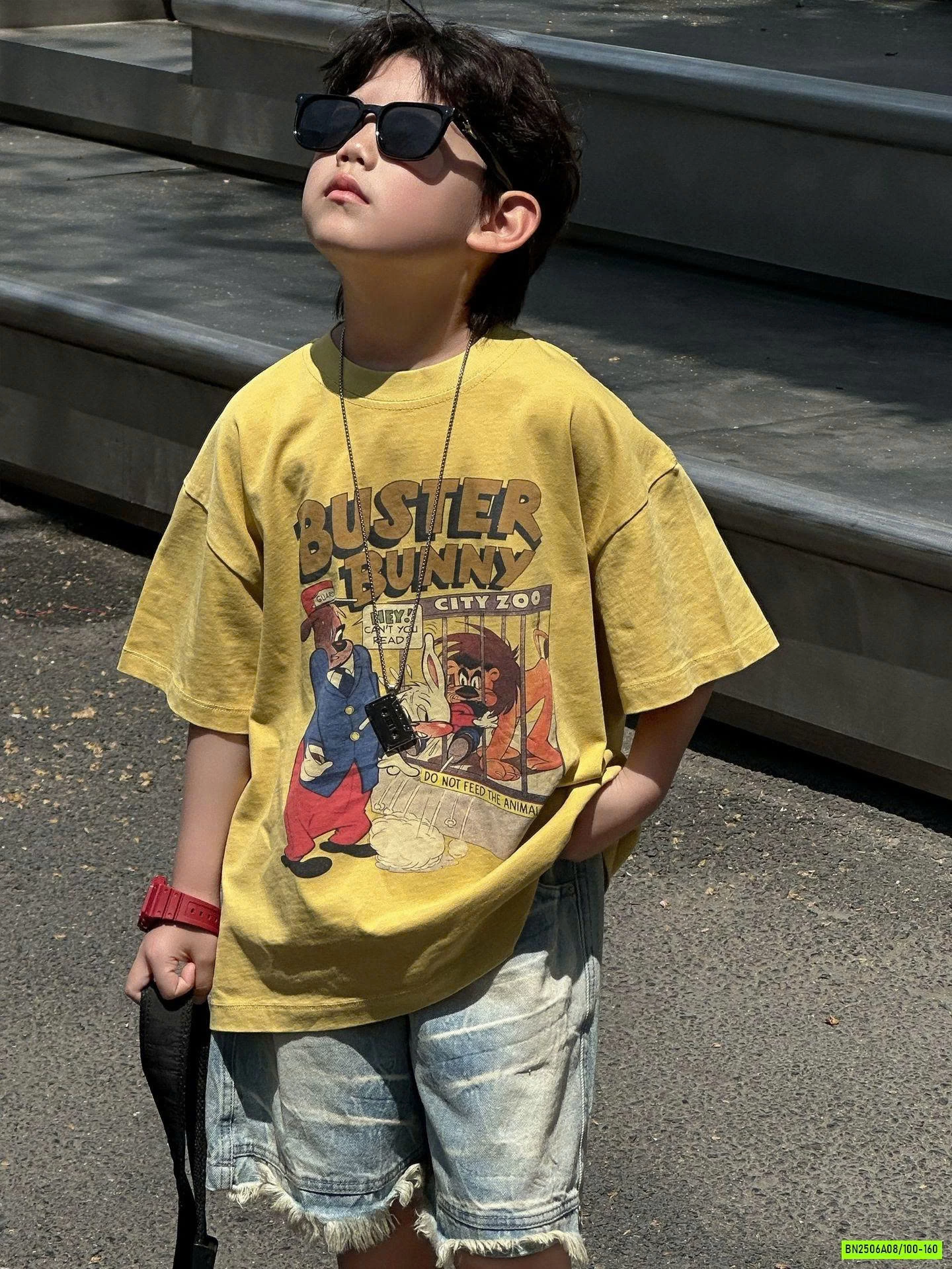 ÁO THUN VÀNG IN GẤU