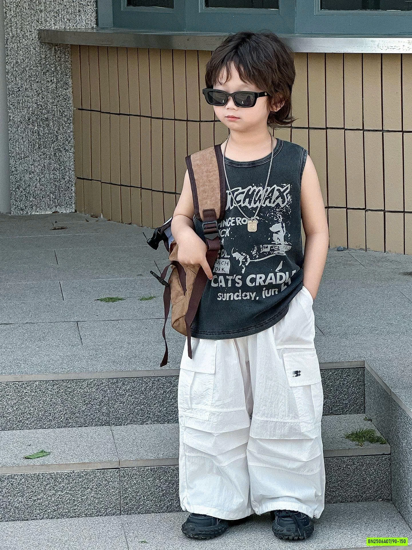 ÁO SÁT NÁCH IN CHỮ BẠC MÀU