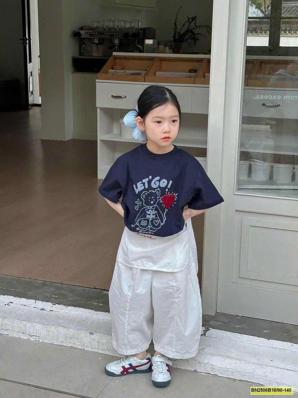 SÉT ÁO THUN MIX QUẦN SUÔNG TRẮNG