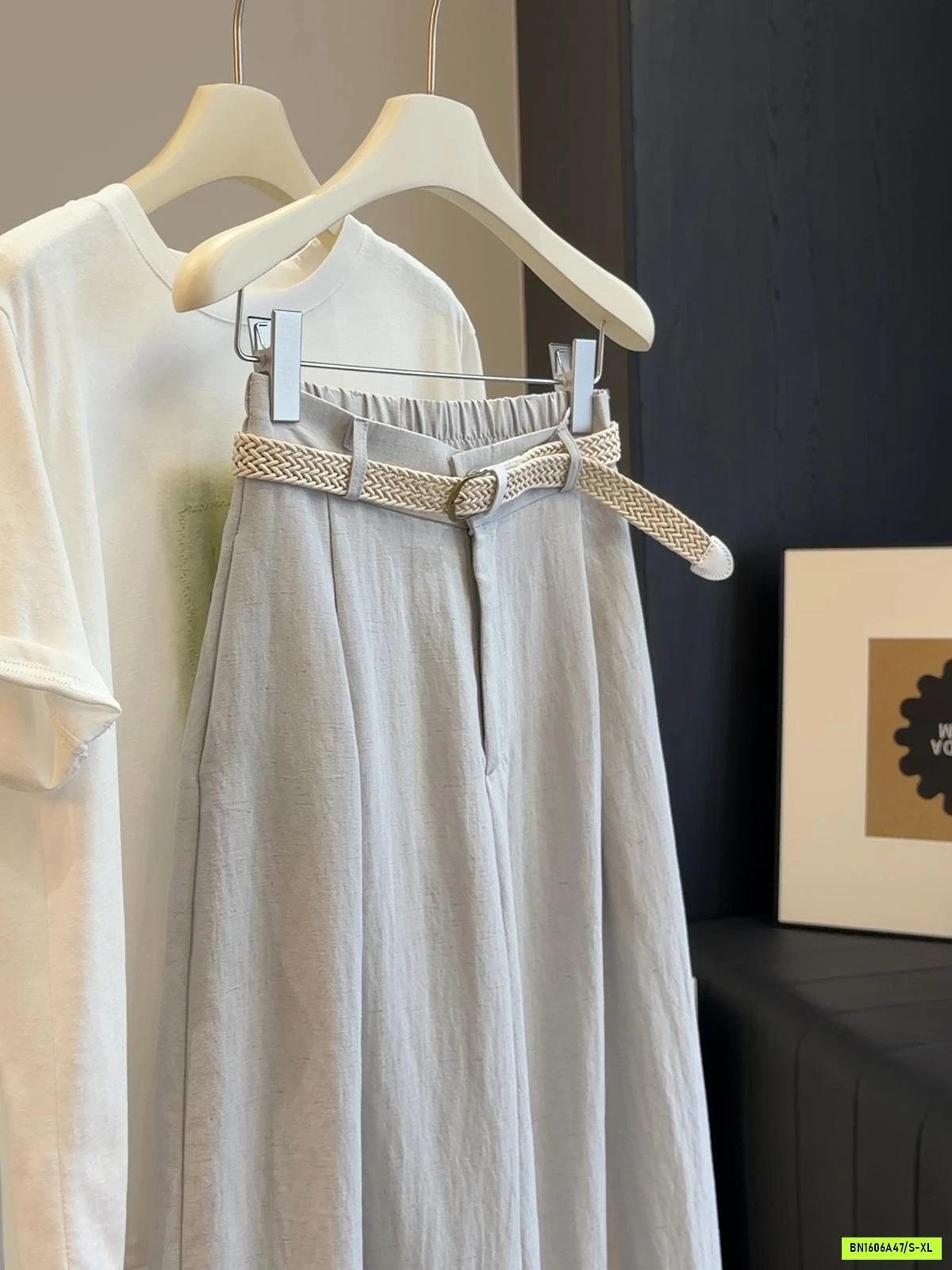 BAGGY ĐŨI CẠP CHUN CÀI CÚC ANNA
