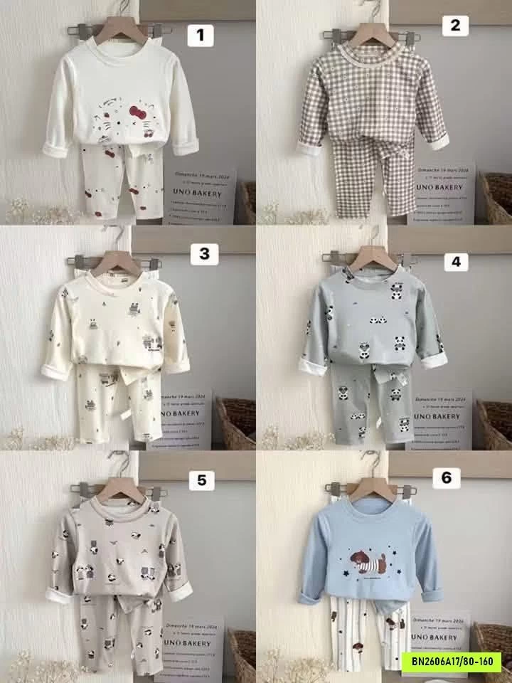 BỘ THUN COTTON HOẠT HÌNH