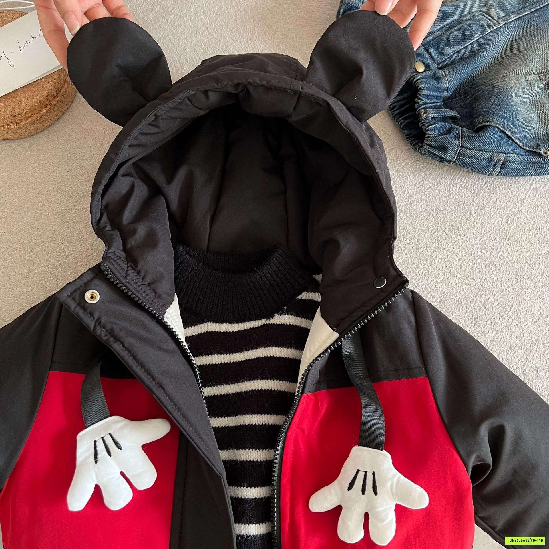 KHOÁC PHAO TRẦN BÔNG MICKEY MMY