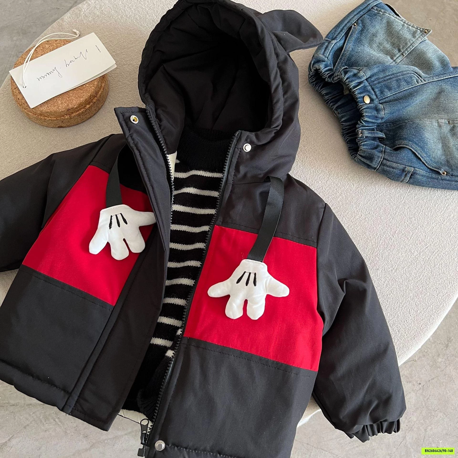 KHOÁC PHAO TRẦN BÔNG MICKEY MMY