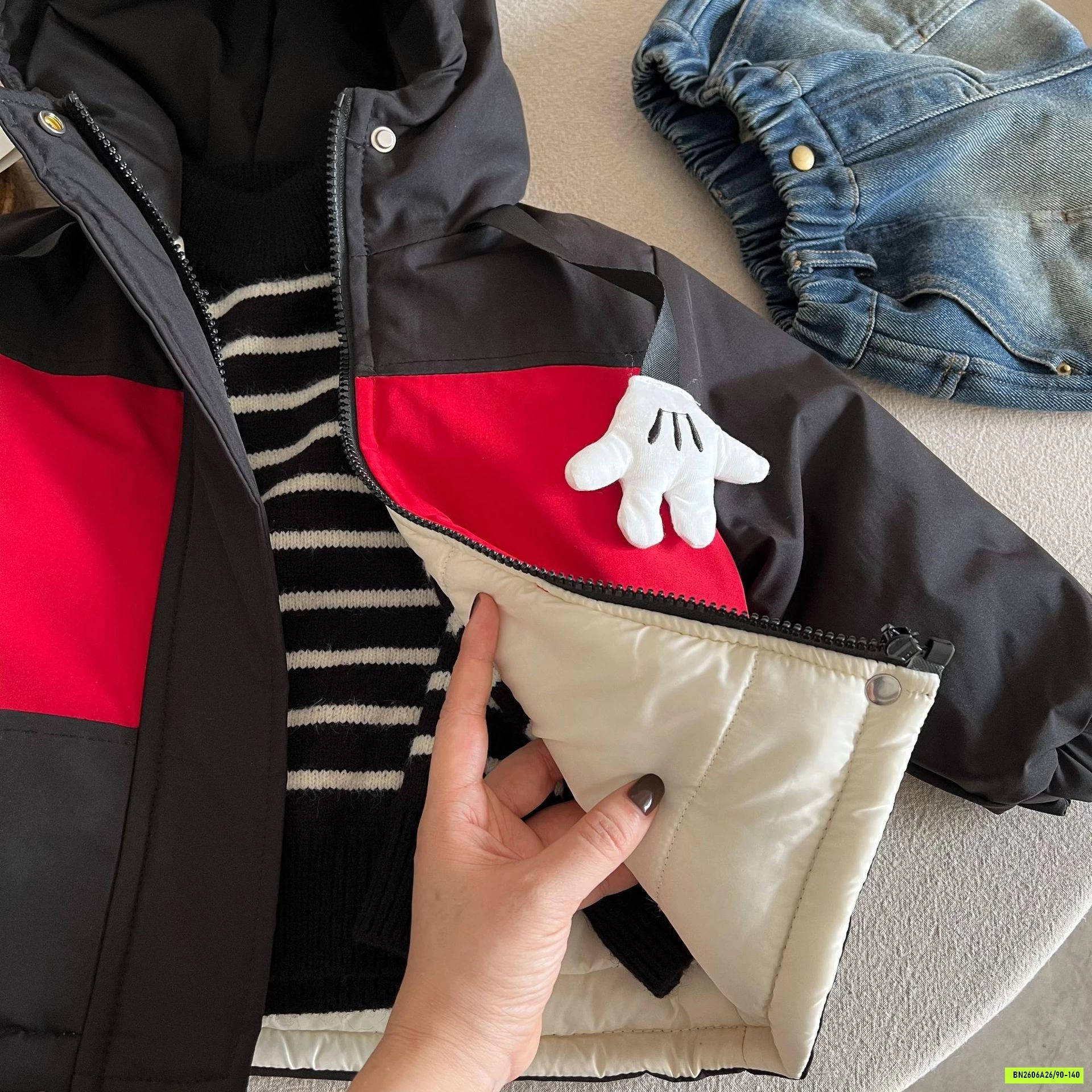 KHOÁC PHAO TRẦN BÔNG MICKEY MMY