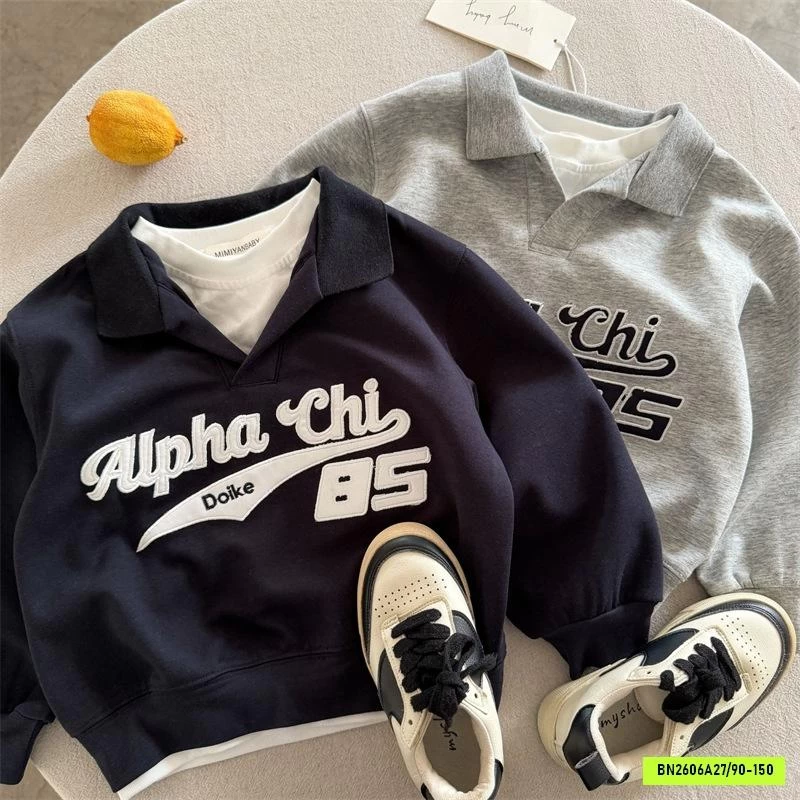 ÁO NỈ POLO GIẢ 2 LỚP MMY