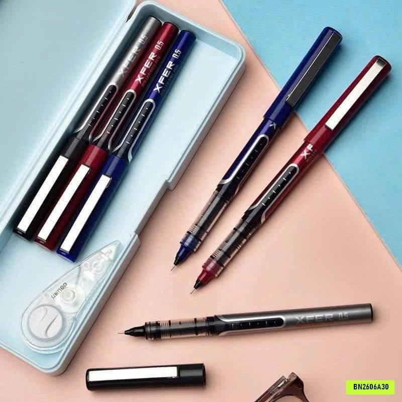 HỘP 12 BÚT BI NƯỚC DELI 0.5MM