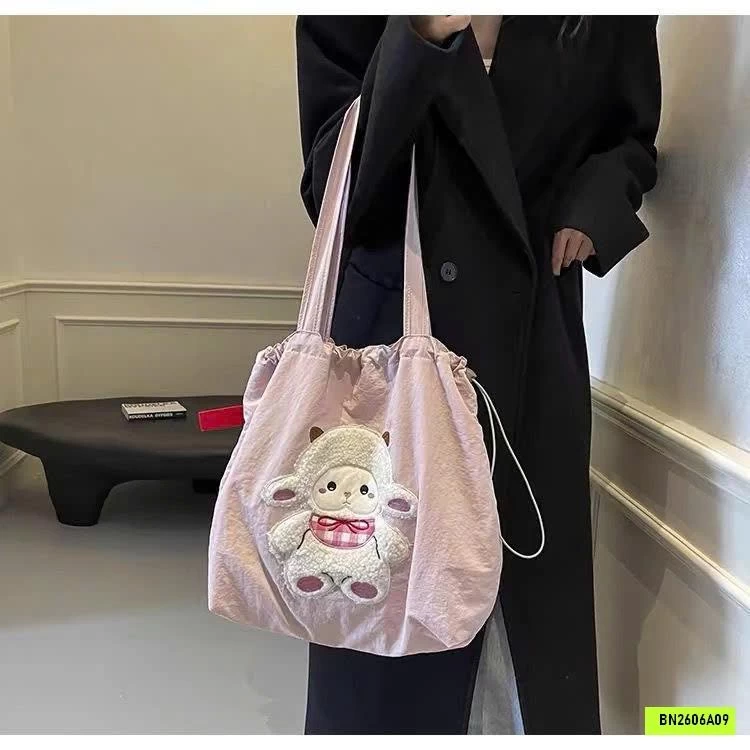 TÚI VẢI TOTE ĐEO VAI HÌNH CỪU BÔNG BÉO