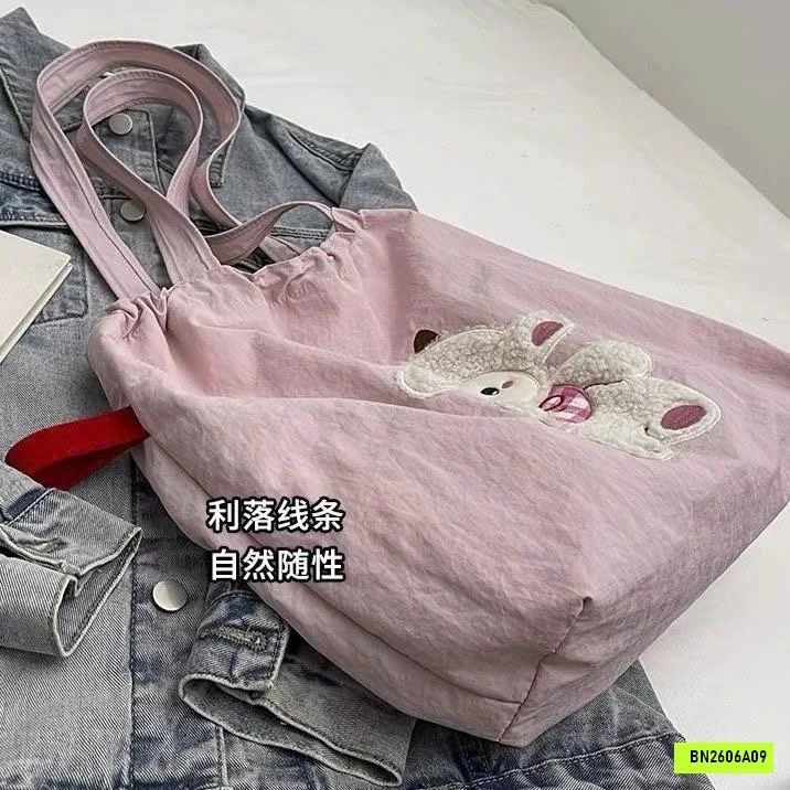 TÚI VẢI TOTE ĐEO VAI HÌNH CỪU BÔNG BÉO