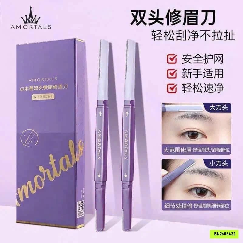 BỘ DAO CẠO MÀY 2 ĐẦU AMORTALS