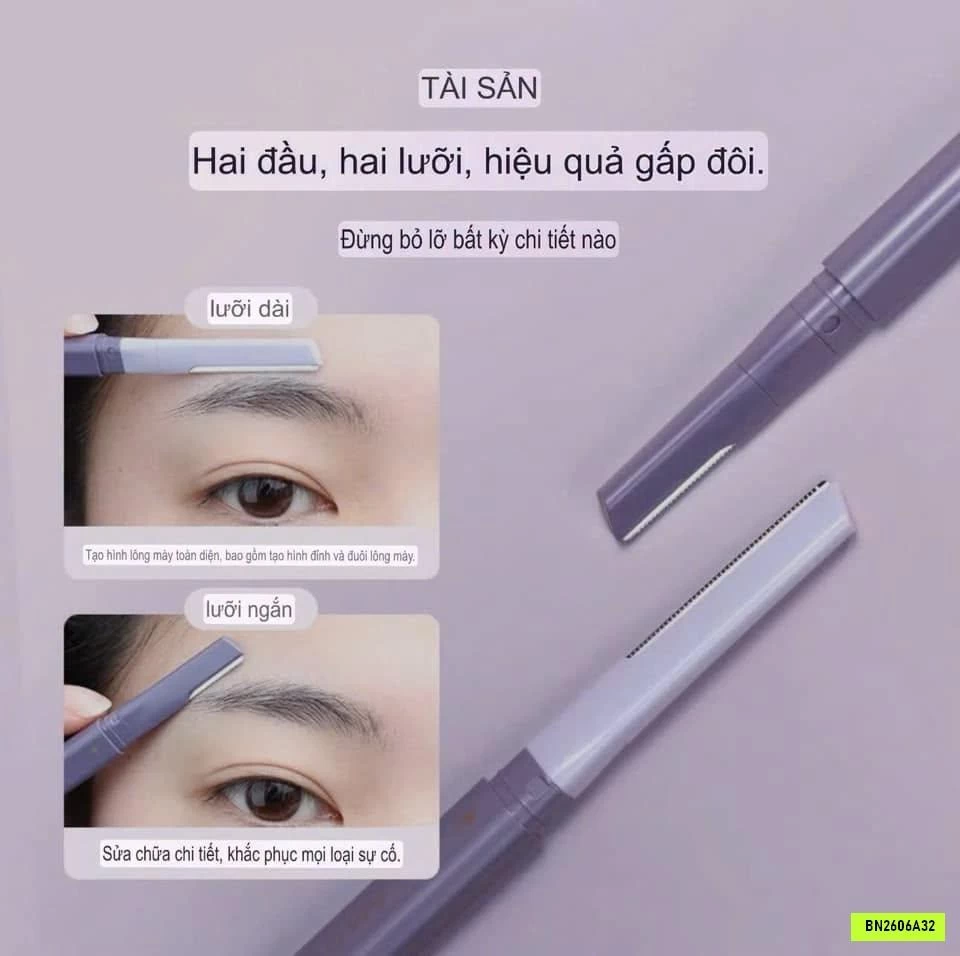BỘ DAO CẠO MÀY 2 ĐẦU AMORTALS