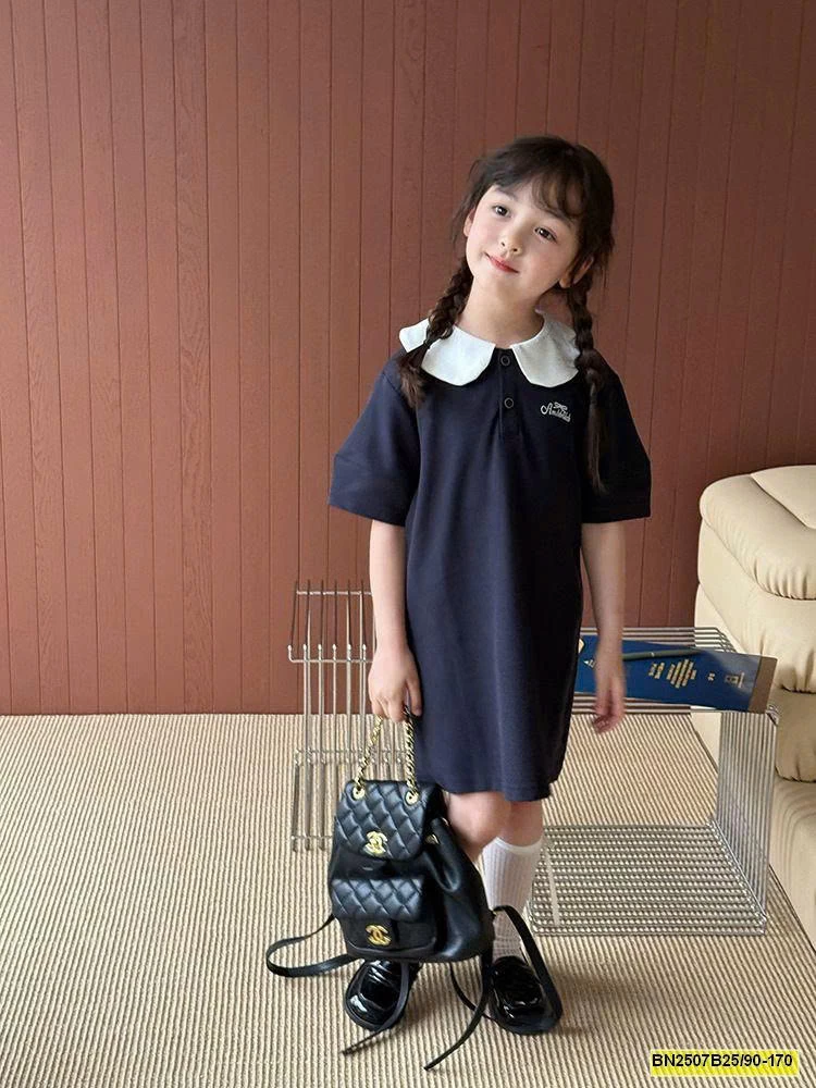 ĐẨM COTTON XẠNH THAN CỔ TRẮNG  AMBB 25C221