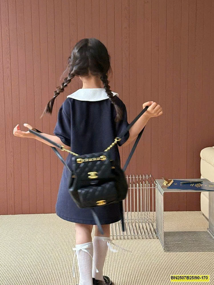 ĐẨM COTTON XẠNH THAN CỔ TRẮNG  AMBB 25C221