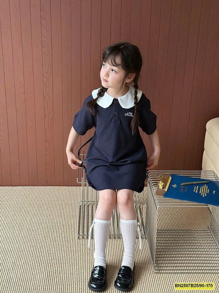 ĐẨM COTTON XẠNH THAN CỔ TRẮNG  AMBB 25C221