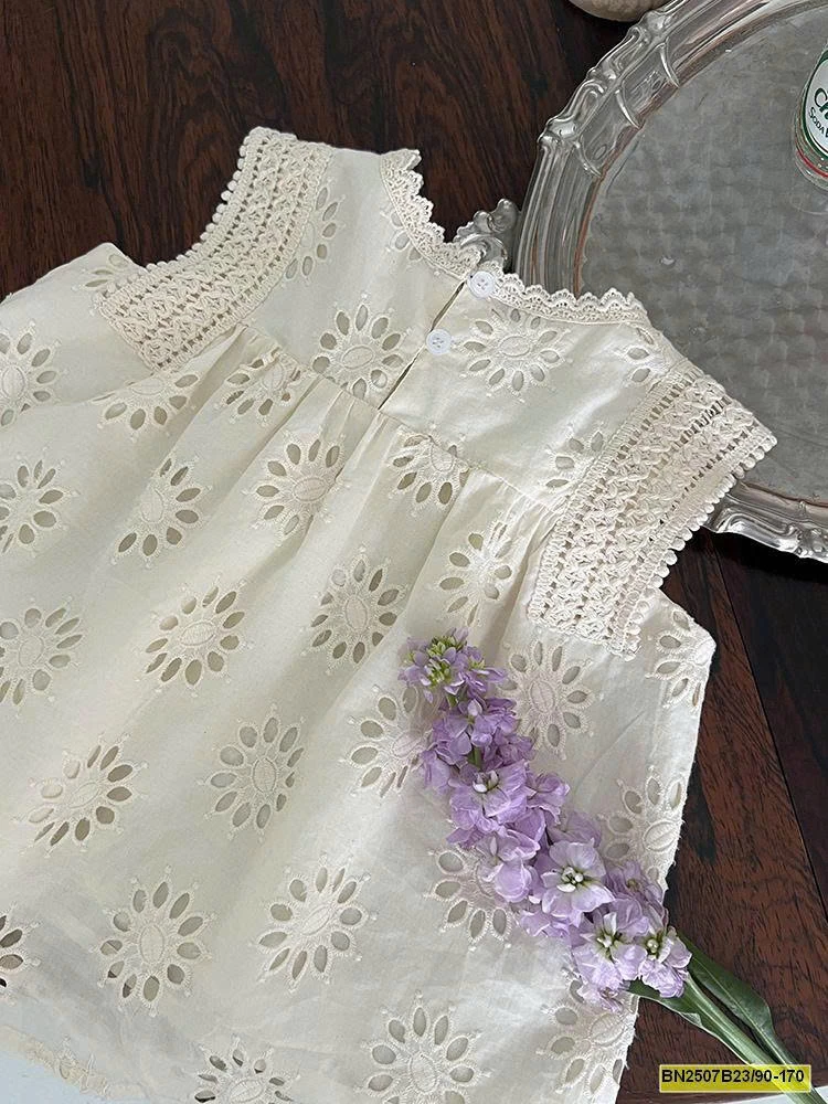 SÉT ÁO REN SÁT NÁCH MIX QUẦN DENIM AMBB 25E007