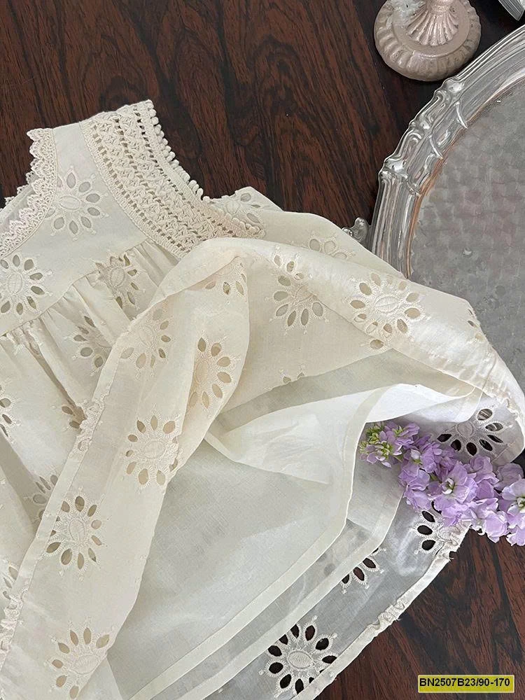 SÉT ÁO REN SÁT NÁCH MIX QUẦN DENIM AMBB 25E007