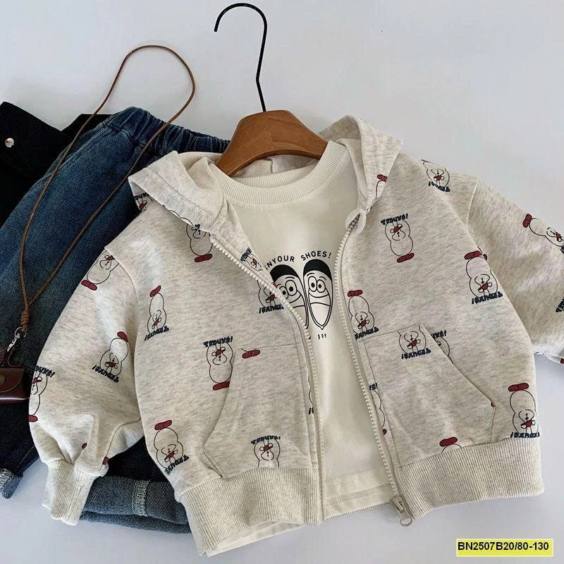 ÁO KHOÁC NỈ HOẠT HÌNH