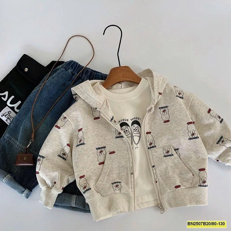 ÁO KHOÁC NỈ HOẠT HÌNH