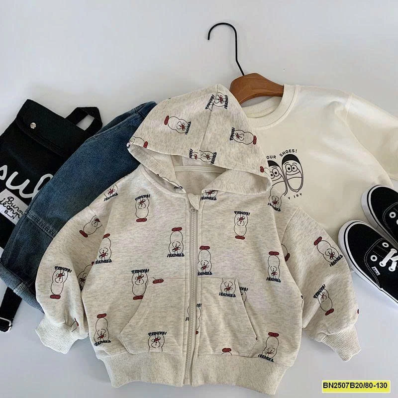 ÁO KHOÁC NỈ HOẠT HÌNH