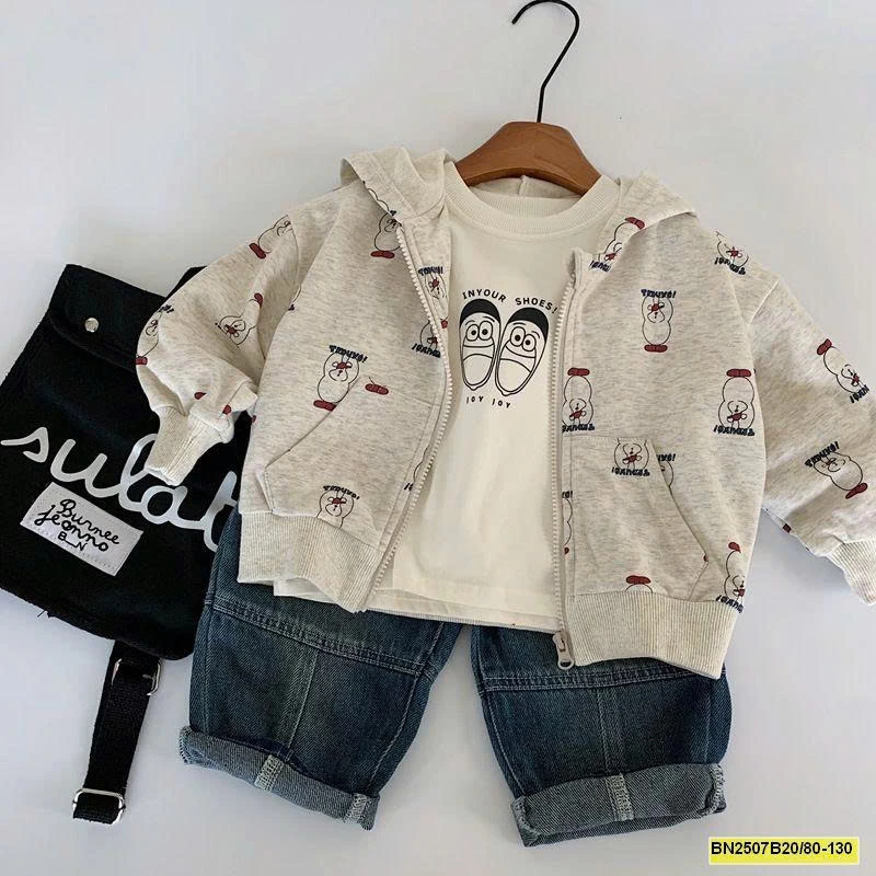 ÁO KHOÁC NỈ HOẠT HÌNH