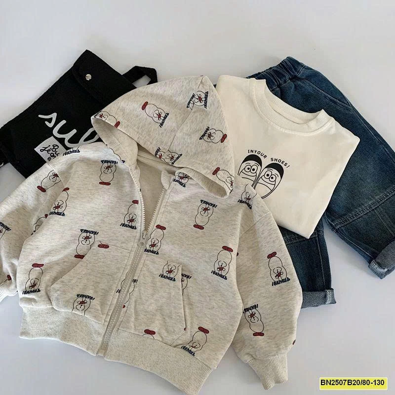 ÁO KHOÁC NỈ HOẠT HÌNH