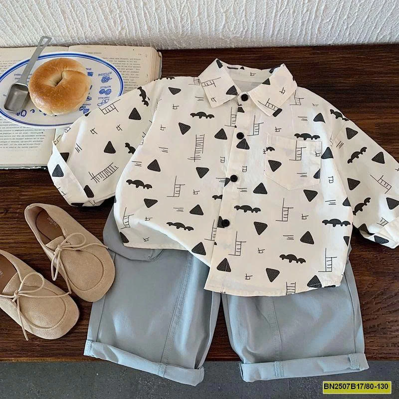 ÁO SƠ MI MÙA THU HỌA TIẾT