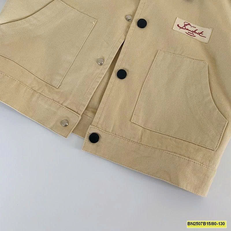 ÁO KHOÁC KAKI PHỐI CỔ