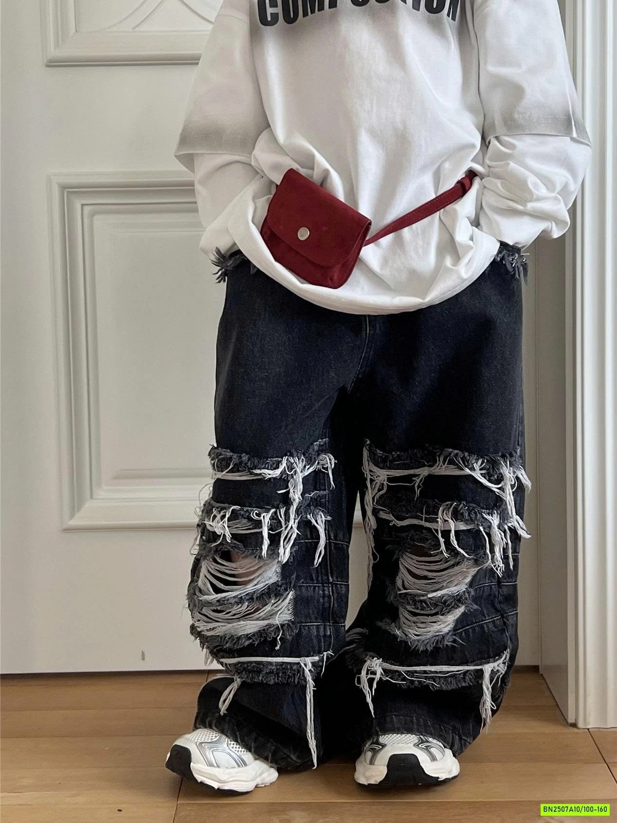 JEANS SUÔNG RÁCH CÁ TÍNH SNIDOLS