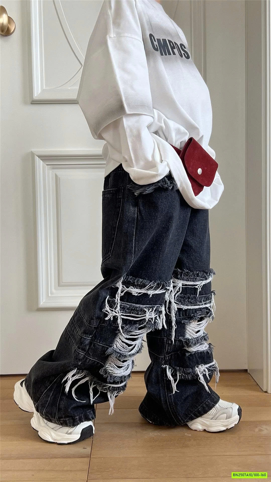 JEANS SUÔNG RÁCH CÁ TÍNH SNIDOLS