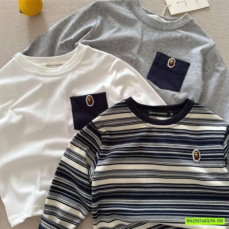 ÁO THUN CỔ TRÒN TÚI NGỰC MMY