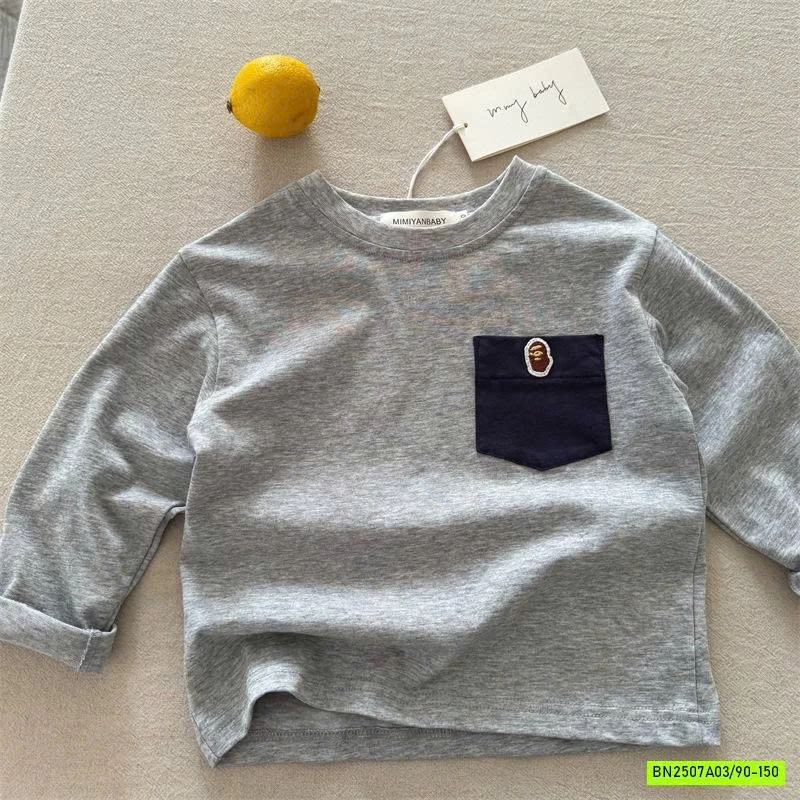 ÁO THUN CỔ TRÒN TÚI NGỰC MMY