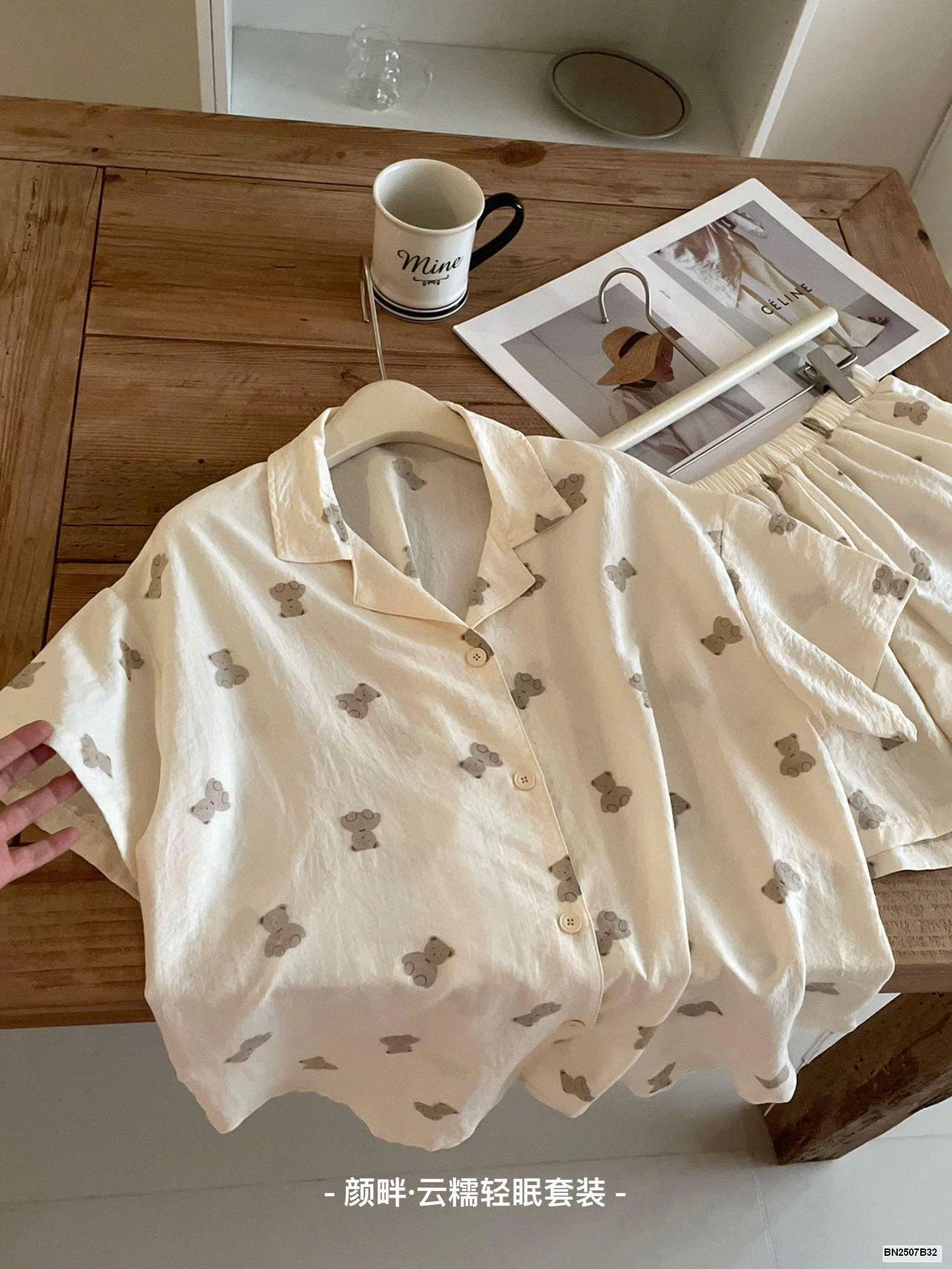 BỘ PIZAMA QUẦN CỘC