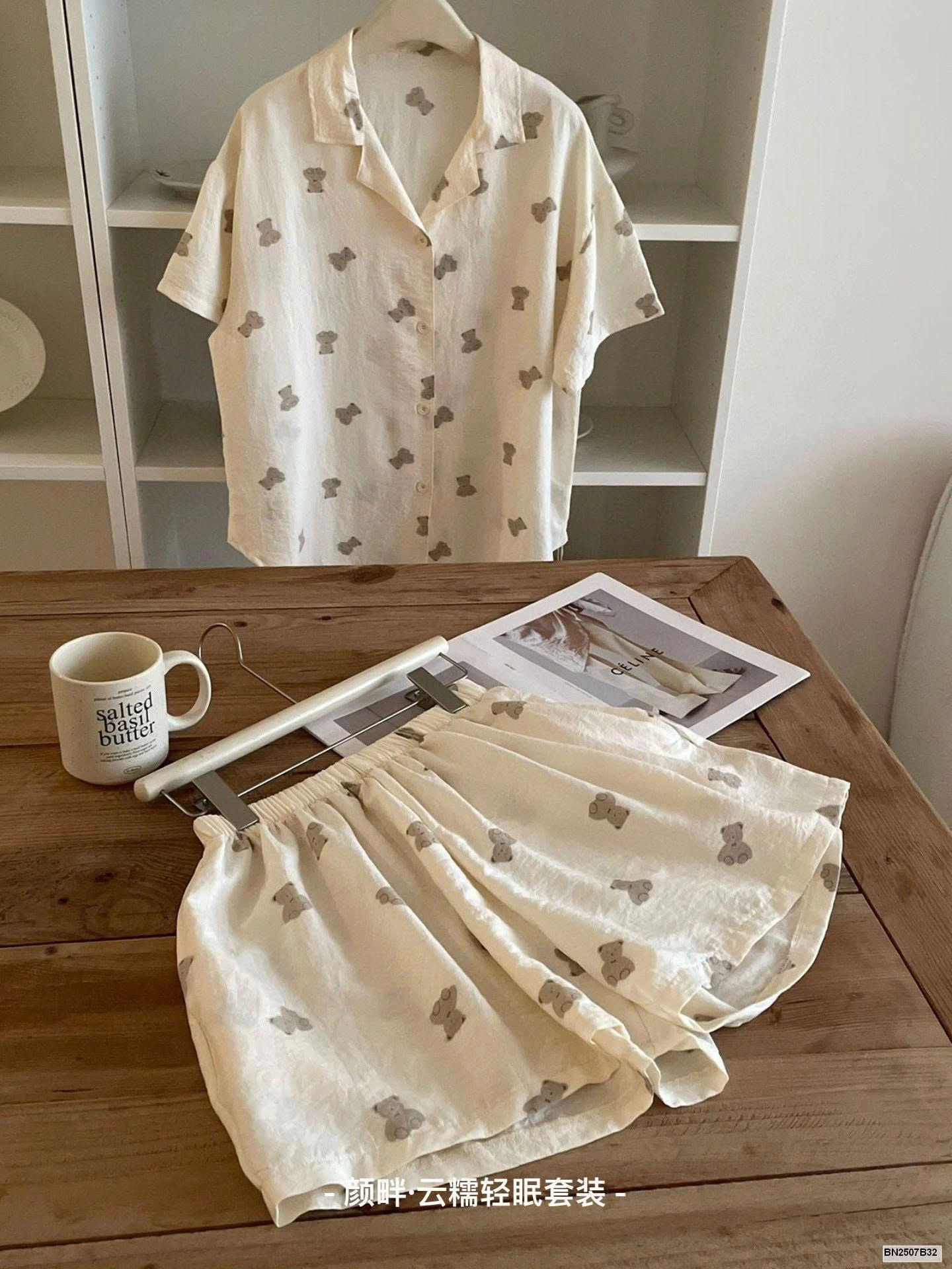 BỘ PIZAMA QUẦN CỘC