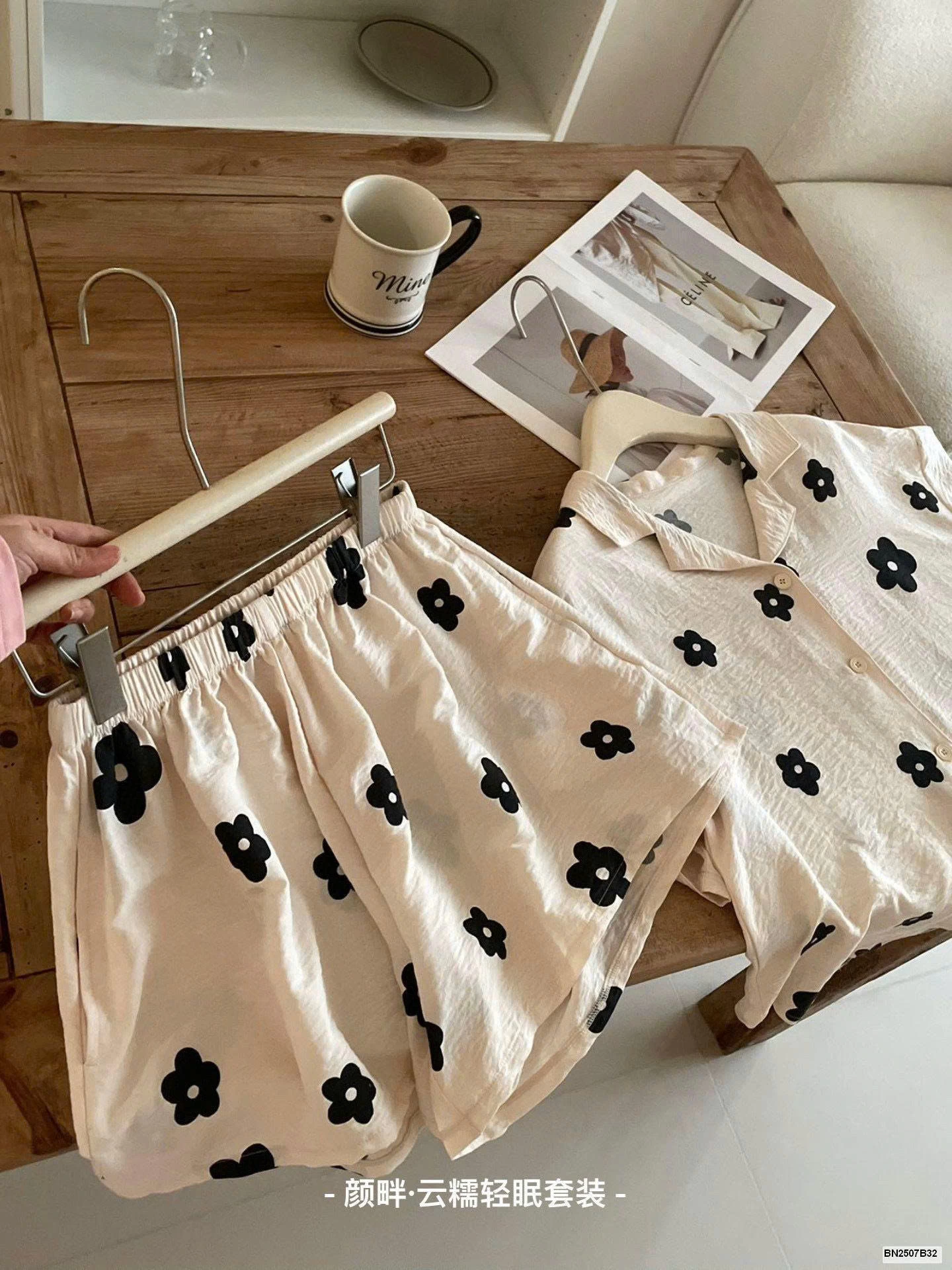 BỘ PIZAMA QUẦN CỘC