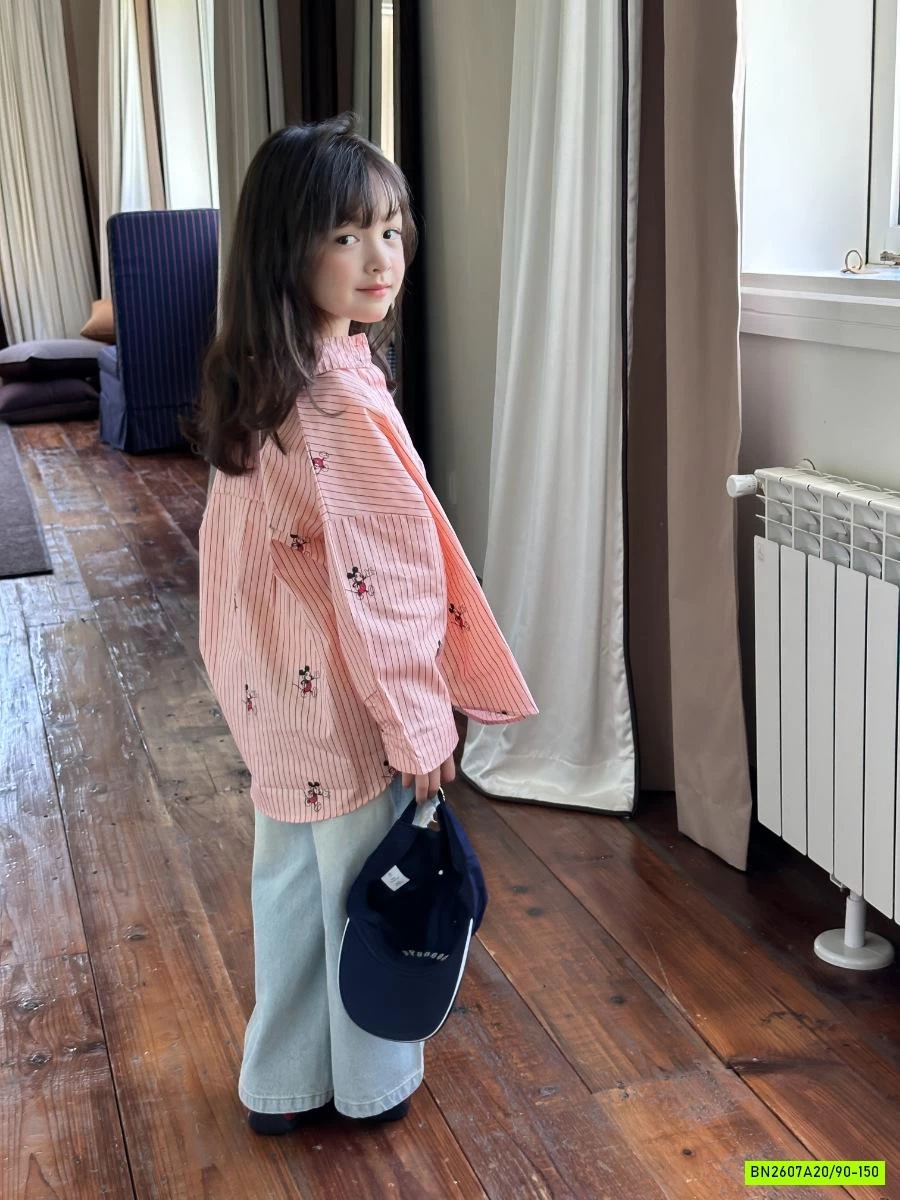 SÉT SƠ MI HỒNG MICKEY 3 CHI TIẾT