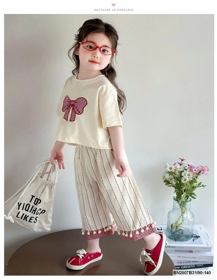 SÉT ÁO THUN NƠ DÁNG NGẮN