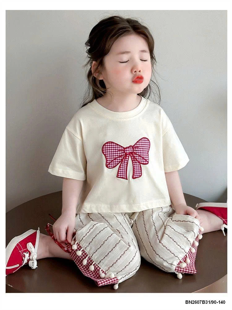 SÉT ÁO THUN NƠ DÁNG NGẮN