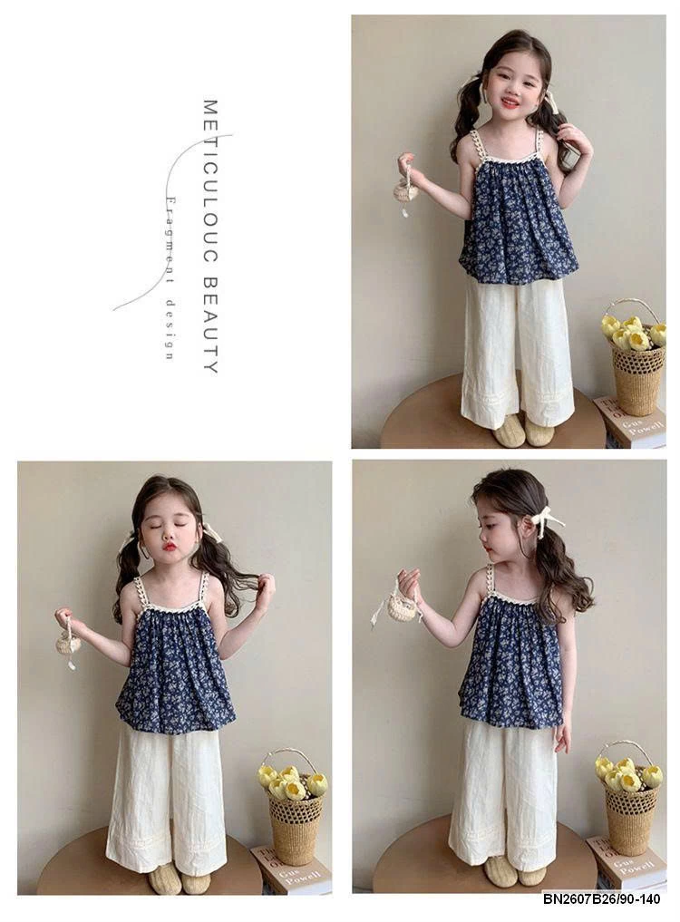 SÉT HOA NHÍ XANH THAN 2 DÂY DỄ THƯƠNG