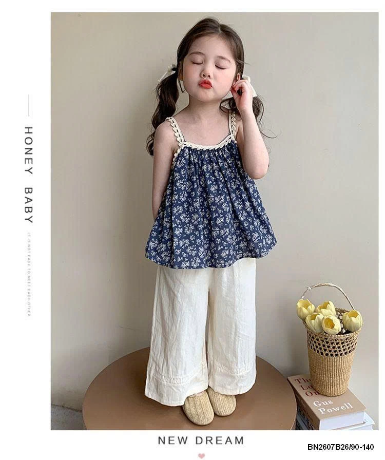 SÉT HOA NHÍ XANH THAN 2 DÂY DỄ THƯƠNG