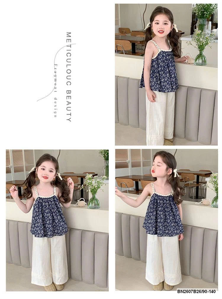 SÉT HOA NHÍ XANH THAN 2 DÂY DỄ THƯƠNG