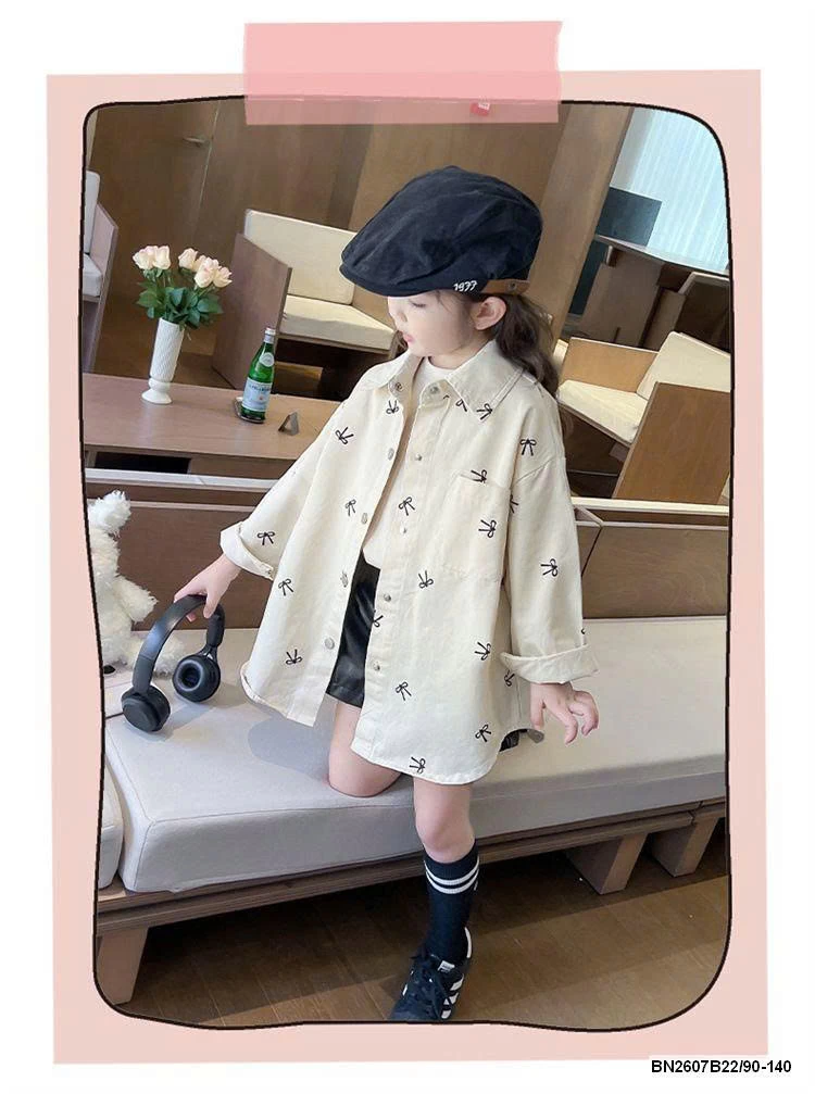 ÁO SƠ MI IN HÌNH NƠ