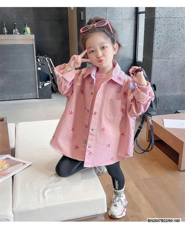 ÁO SƠ MI IN HÌNH NƠ