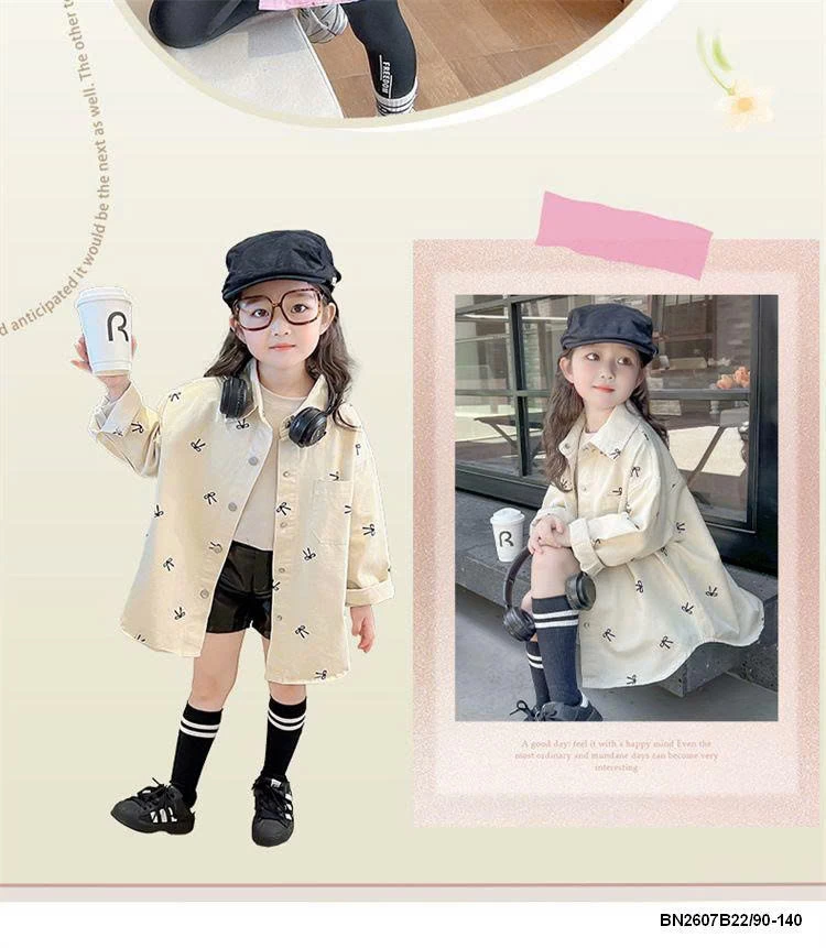 ÁO SƠ MI IN HÌNH NƠ