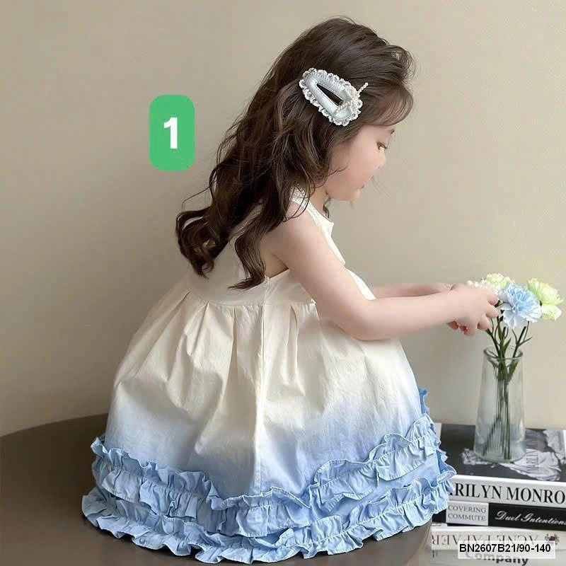 VÁY SÁT NÁCH MÀU LOANG CHO BÉ GÁI