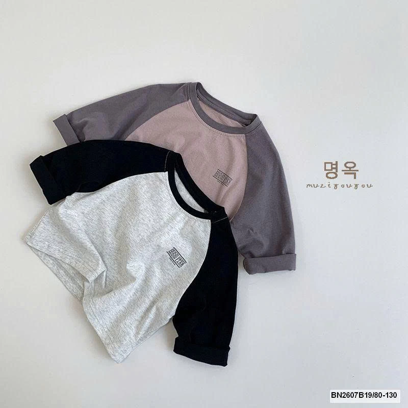 ÁO THUN DÀI TAY PHỐI MÀU