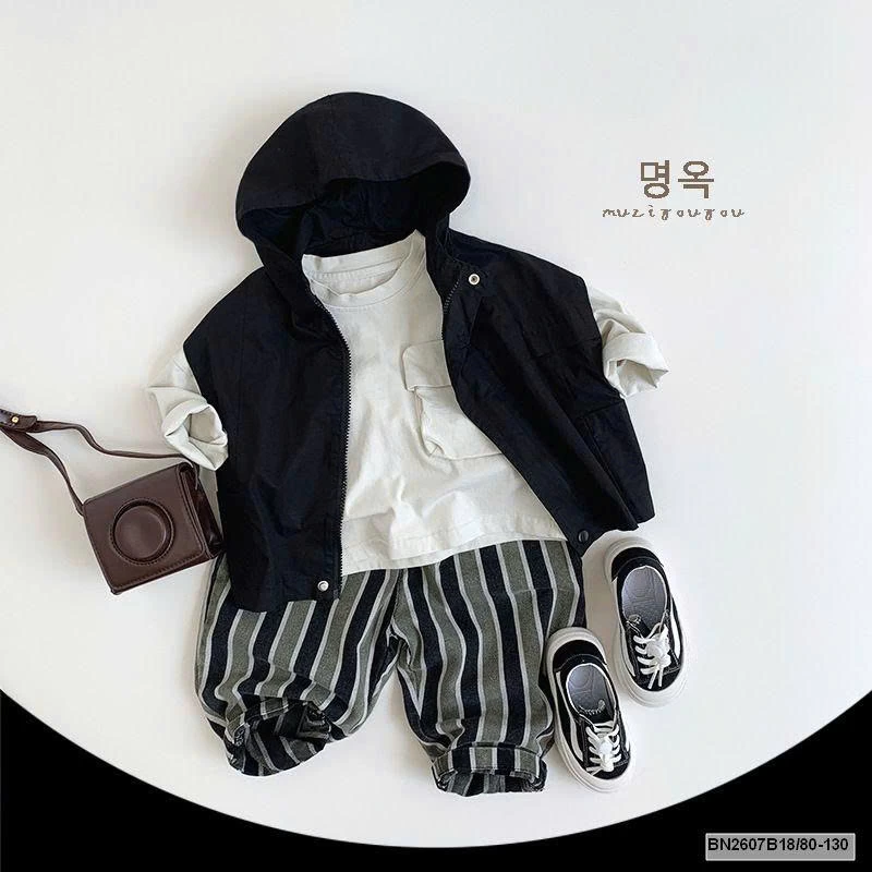 ÁO THUN DÀI TAY TÚI NGỰC THỜI TRANG