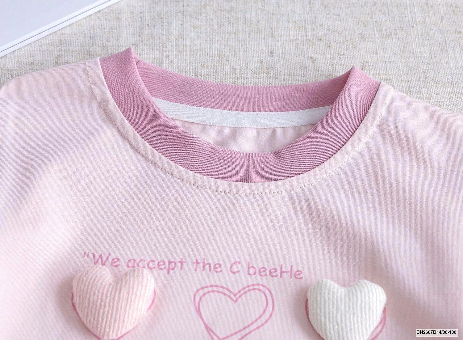 ÁO THUN TAY BỒNG TRÁI TIM