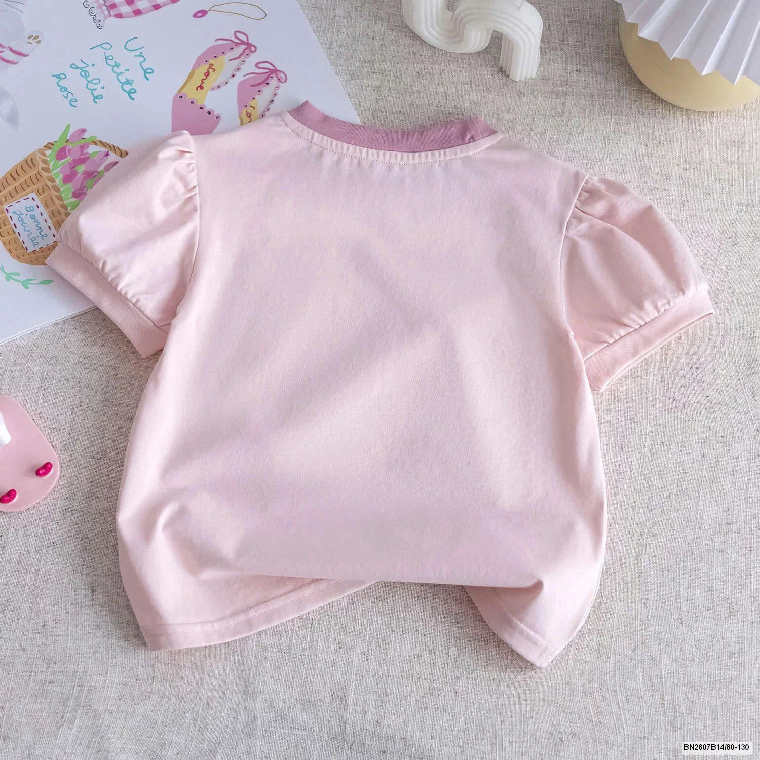 ÁO THUN TAY BỒNG TRÁI TIM